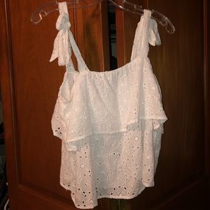 American Eagle Eyelet Lace Tank